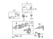 Toyota Avalon Steering Column Cover Diagram - 45286-07902-B0