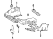 1987 Toyota Celica Engine Cover Diagram - 51441-20120