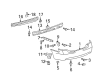 Toyota Camry Bumper Diagram - 52159-06910