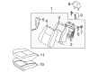 Scion xA Seat Cover Diagram - 71074-52440-C0