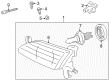 1999 Toyota Corolla Headlight Diagram - 81150-02050