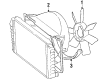 1988 Toyota Van Fan Shroud Diagram - 16712-73020