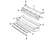 Toyota Van Bumper Diagram - 52119-28900
