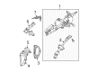 Toyota Solara Steering Column Diagram - 45250-AA012