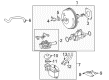 Toyota Brake Booster Vacuum Hose Diagram - 44773-08030