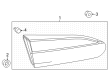 Toyota Corolla Cross Tail Light Diagram - 81590-0A160