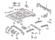 Toyota Land Cruiser Floor Pan Diagram - 58311-60560