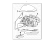 Toyota RAV4 Car Mirror Diagram - 87940-0R200-B1