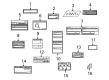 Toyota RAV4 Emblem Diagram - 11291-28120