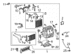 Toyota C-HR Heater Core Diagram - 87050-F4030