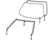 Toyota MR2 Windshield Wiper Diagram - 85210-17021