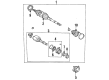 Toyota Celica CV Boot Diagram - 04438-20150