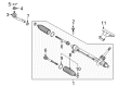 Scion Rack And Pinion Diagram - 45510-WB006