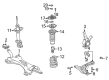 Toyota Echo Shock And Strut Mount Diagram - 48609-52021