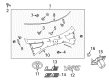 Toyota Yaris Emblem Diagram - 75443-0D120