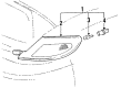 1993 Toyota Celica Side Marker Light Diagram - 81740-20180
