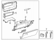 Toyota Sequoia Glove Box Diagram - 55320-0C040-C0
