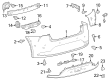 Toyota Prius Bumper Diagram - 52159-47951