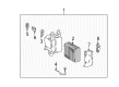 Toyota Land Cruiser Ambient Temperature Sensor Diagram - 88625-60130