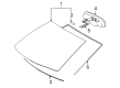 Toyota Corolla Windshield Diagram - 56101-12510