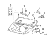 Toyota 4Runner Headlight Diagram - 81170-35451