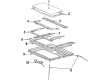 1991 Toyota Celica Weather Strip Diagram - 63699-20030