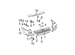 Toyota 4Runner Bumper Reflector Diagram - 81590-60141