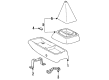 Toyota Previa Center Console Base Diagram - 58811-28080-B0