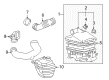 Toyota Air Intake Coupling Diagram - 17881-0D010