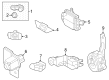 Toyota bZ4X Car Speakers Diagram - 86570-42060