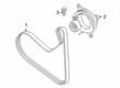 2022 Toyota GR Supra Drive Belt Diagram - 90118-WA391