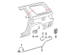 Toyota Sequoia Fuel Door Release Cable Diagram - 77035-0C020