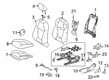 Toyota RAV4 Prime Seat Cover Diagram - 71072-42710-C3