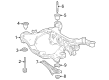 Toyota Rear Crossmember Diagram - 51206-0E200