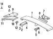 Toyota Supra Spoiler Diagram - 76892-14905