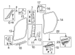 Toyota Sequoia Weather Strip Diagram - 62331-0C050