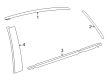 Toyota Mirai Door Moldings Diagram - 75762-62020