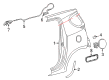 Scion iQ Mud Flaps Diagram - PT769-74110
