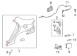 Toyota Corolla Fuel Door Diagram - 77350-02070