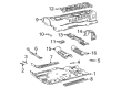 Toyota Mirai Floor Pan Diagram - 58113-62904