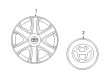 Toyota Matrix Wheel Cover Diagram - 42621-02120