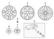 Toyota Avalon Spare Wheel Diagram - 42611-07050