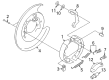 Toyota GR86 Parking Brake Cable Diagram - SU003-08829