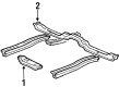 Toyota Tercel Front Cross-Member Diagram - 57408-16020
