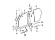 Toyota Matrix Weather Strip Diagram - 62334-01020-B0