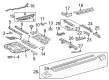 Toyota Front Cross-Member Diagram - 57453-0E020