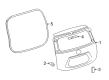 Toyota Prius C Weather Strip Diagram - 67881-52190