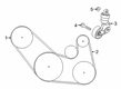 Scion Drive Belt Diagram - 90118-WB464