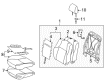 Toyota 4Runner Seat Cover Diagram - 71073-35D60-C2