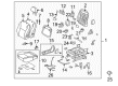 Toyota Matrix Seat Cushion Diagram - 71001-0ZY60-B1